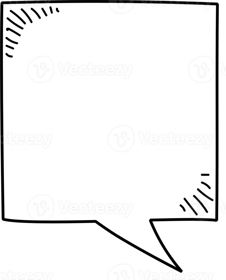 Black and white color speech bubble balloon, icon sticker memo keyword planner text box banner, flat png transparent element design