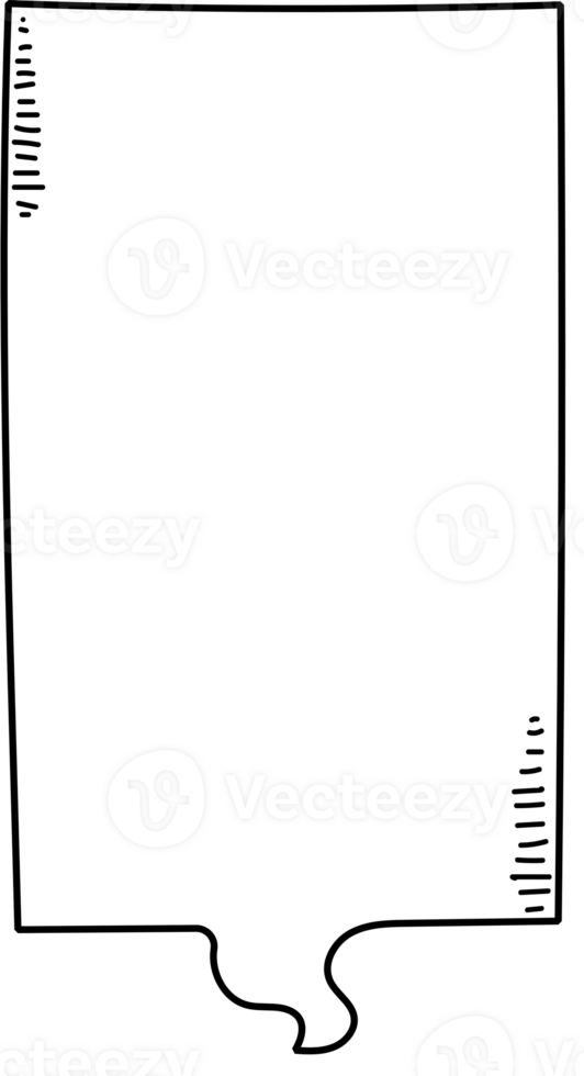 Black and white color speech bubble balloon, icon sticker memo keyword planner text box banner, flat png transparent element design