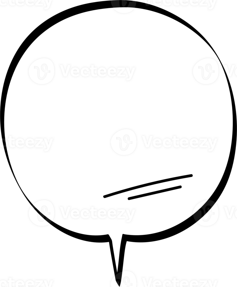 Black and white color speech bubble balloon, icon sticker memo keyword planner text box banner, flat png transparent element design