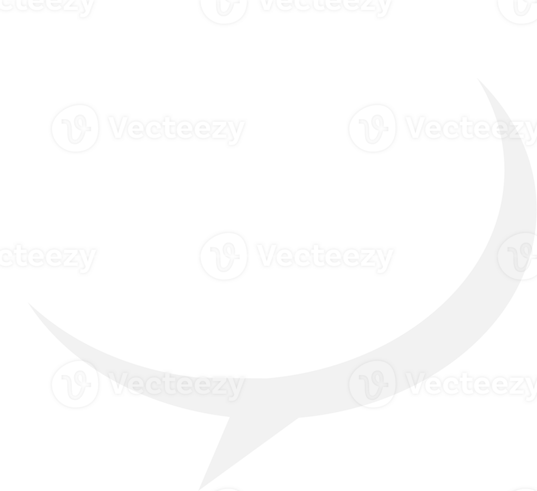 white color speech bubble balloon, icon sticker memo keyword planner text box banner, flat png transparent element design