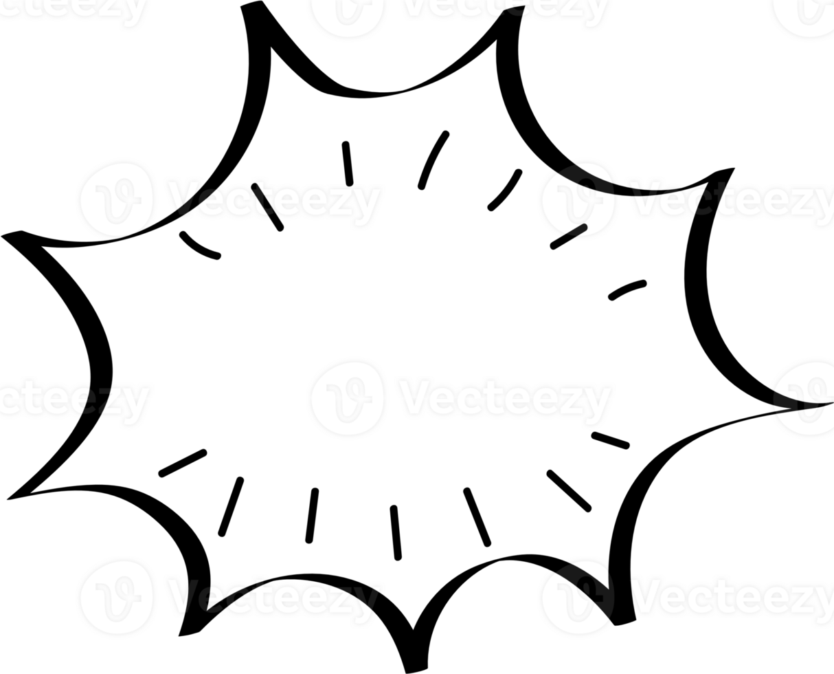 Black and white color speech bubble balloon, icon sticker memo keyword planner text box banner, flat png transparent element design