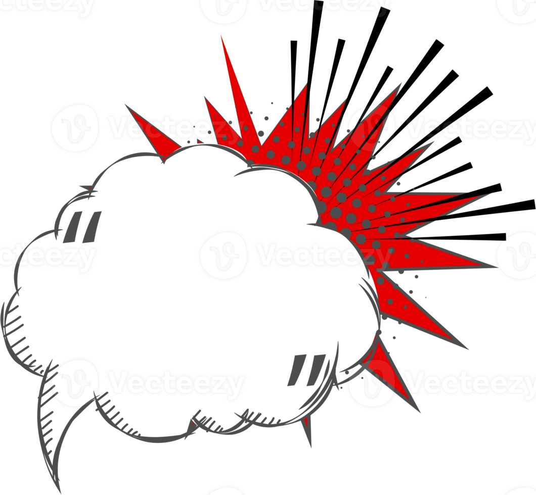 Black and white color Pop art polka dots halftone speech bubble balloon icon sticker memo keyword planner text box banner, flat png transparent element design