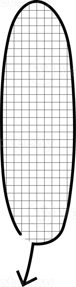 Arrow point graph paper Black and white color speech bubble balloon, icon sticker memo keyword planner text box banner, flat png transparent element design