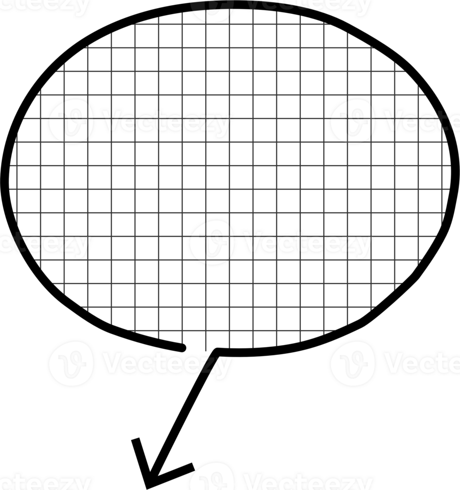 Arrow point graph paper Black and white color speech bubble balloon, icon sticker memo keyword planner text box banner, flat png transparent element design