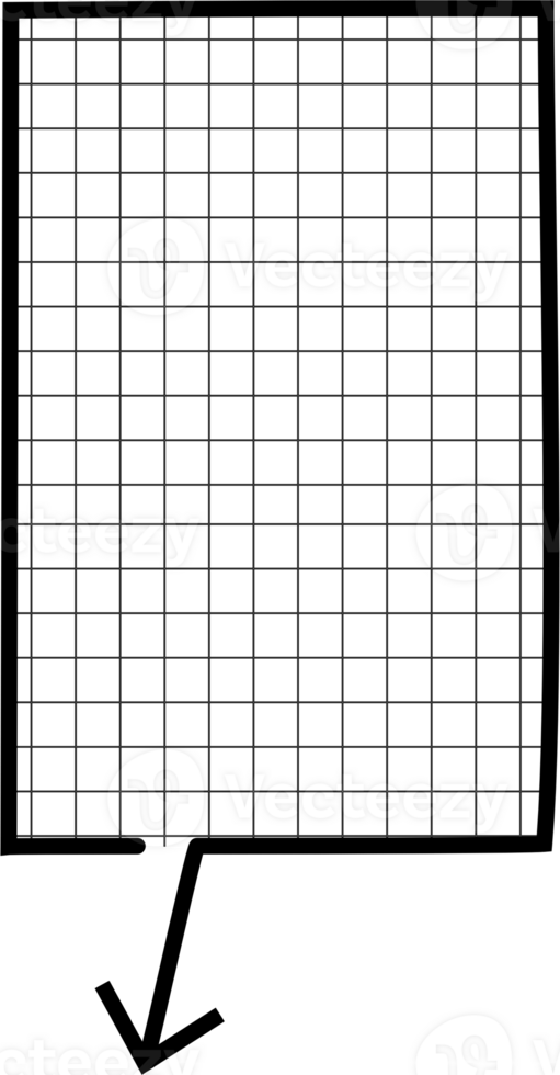 Arrow point graph paper Black and white color speech bubble balloon, icon sticker memo keyword planner text box banner, flat png transparent element design