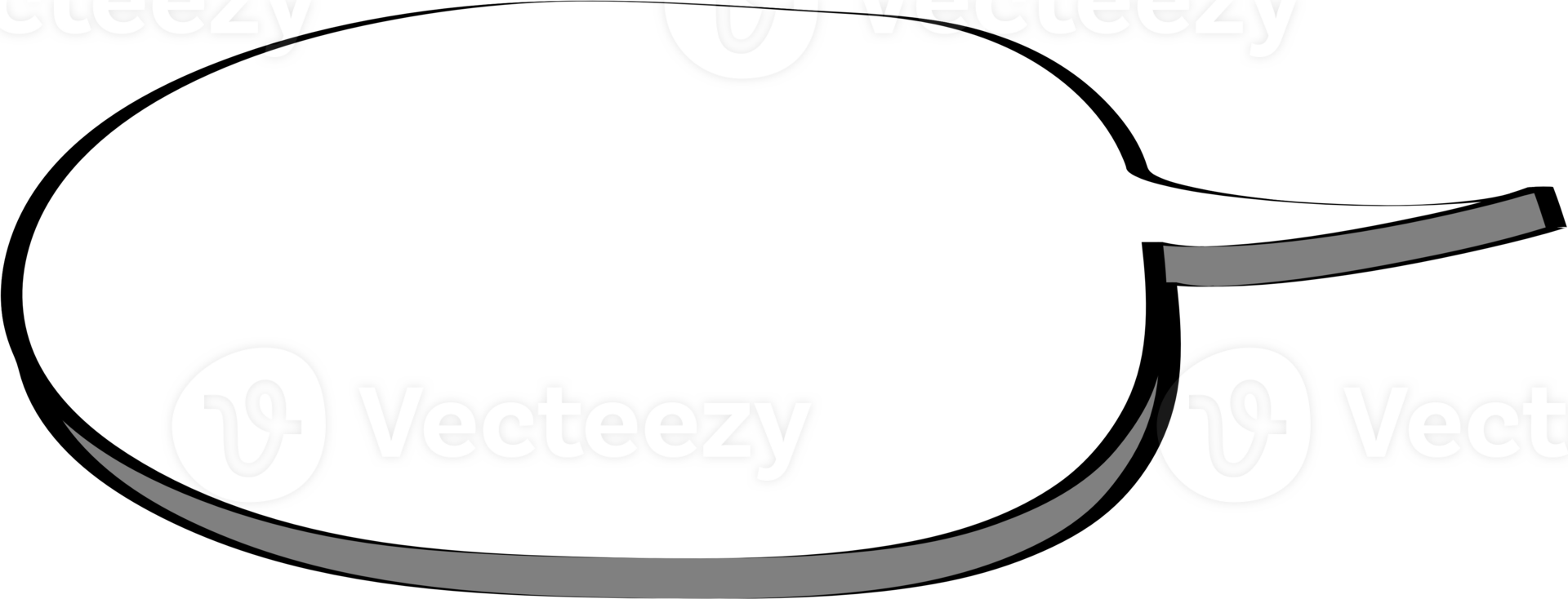 3d speech bubble balloon icon sticker memo keyword planner text box banner, flat png transparent element design