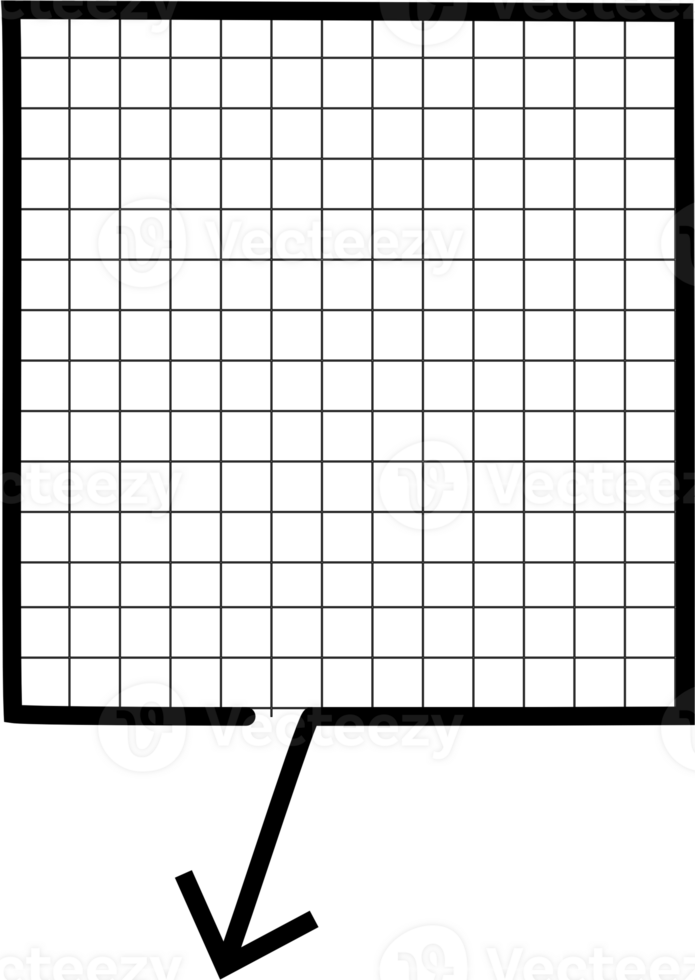 Arrow point graph paper Black and white color speech bubble balloon, icon sticker memo keyword planner text box banner, flat png transparent element design