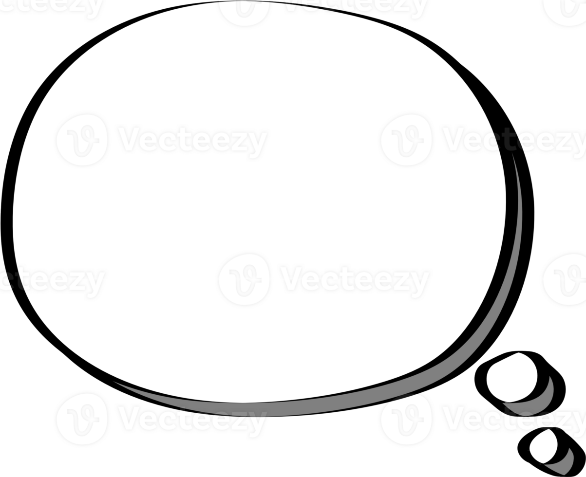 3d speech bubble balloon icon sticker memo keyword planner text box banner, flat png transparent element design