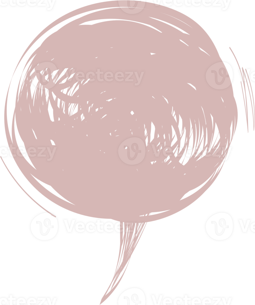 Colorful pastel pink color speech bubble balloon, icon sticker memo keyword planner text box banner, flat png transparent element design