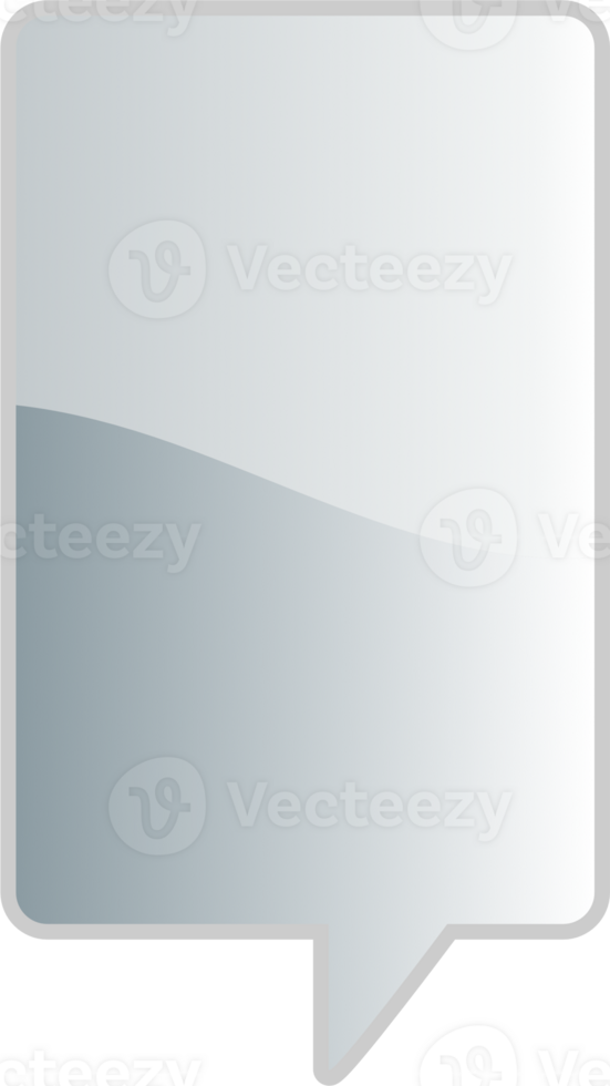 speech bubble balloon icon sticker memo keyword planner text box banner, flat png transparent element design