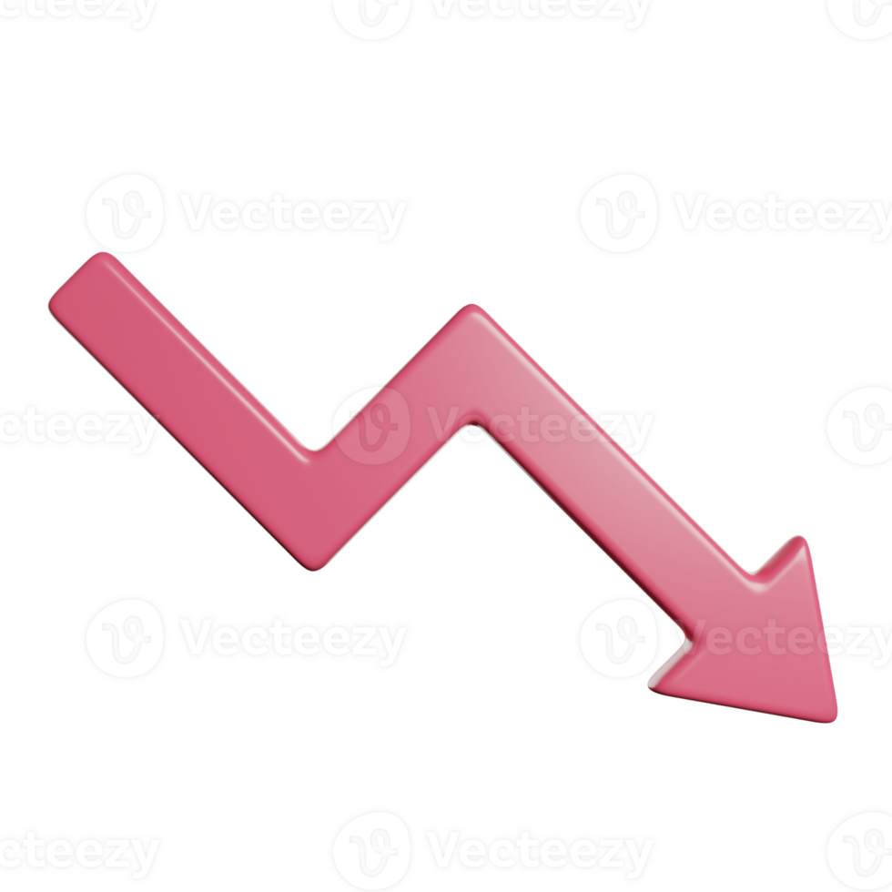 Decrease Analytics Graph png