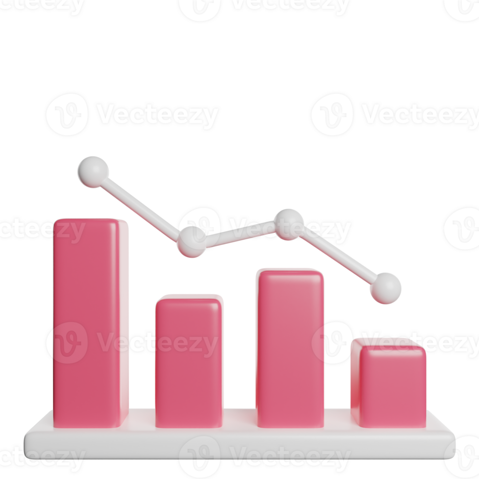 Decrease Analytics Graph png