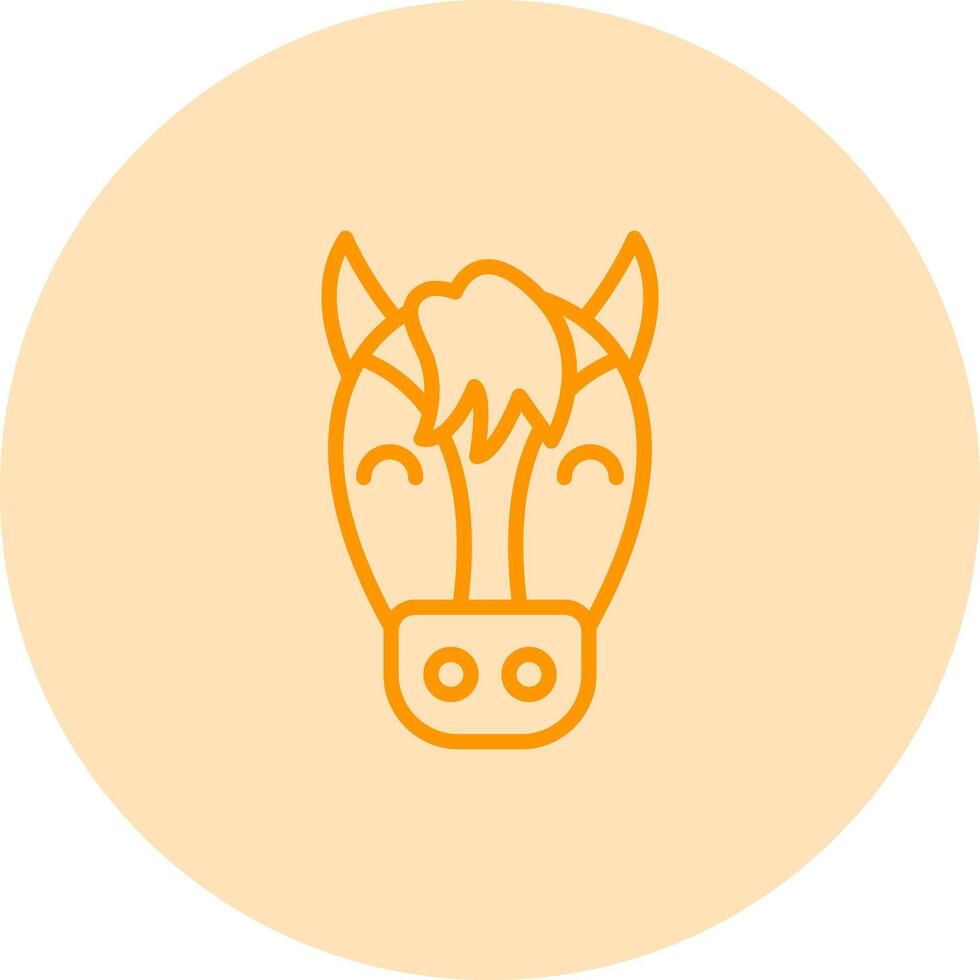 icono de vector de caballo