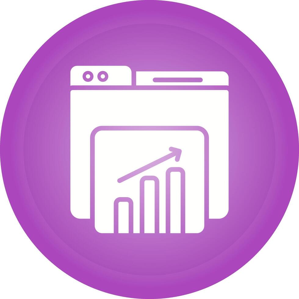 Website Statistics Vector Icon