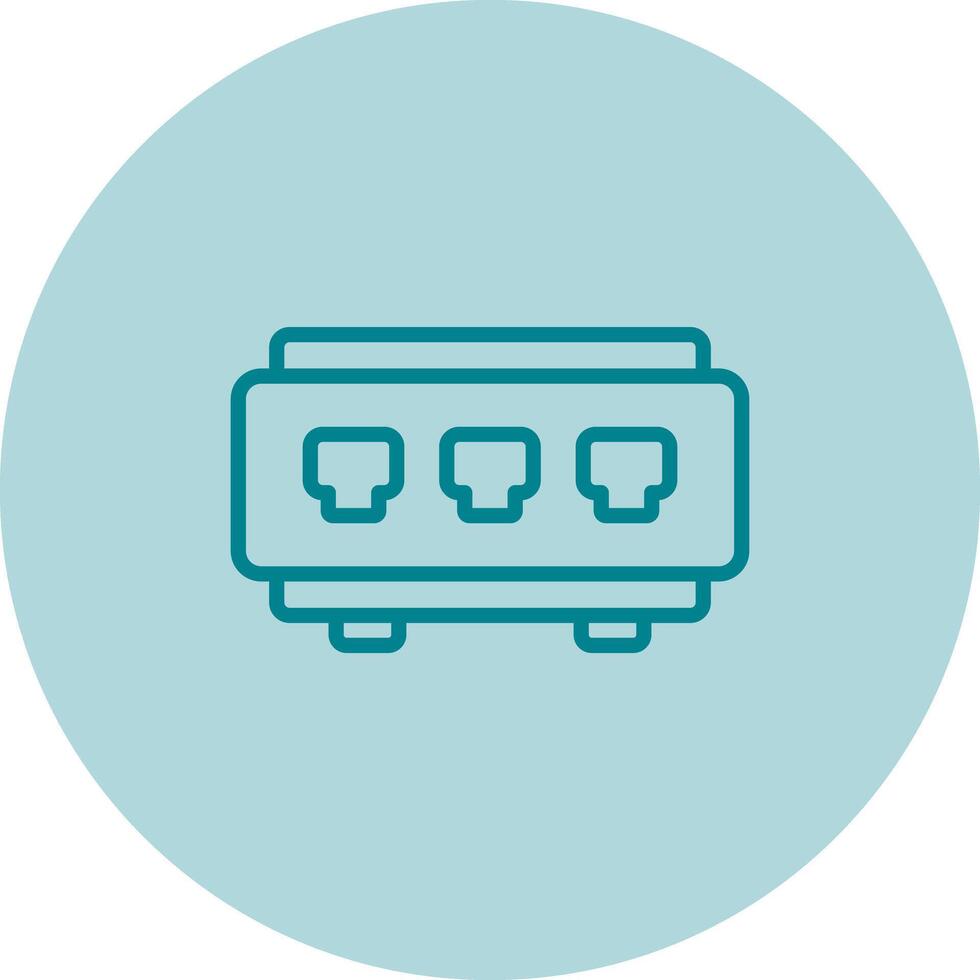 Network Switch Vector Icon