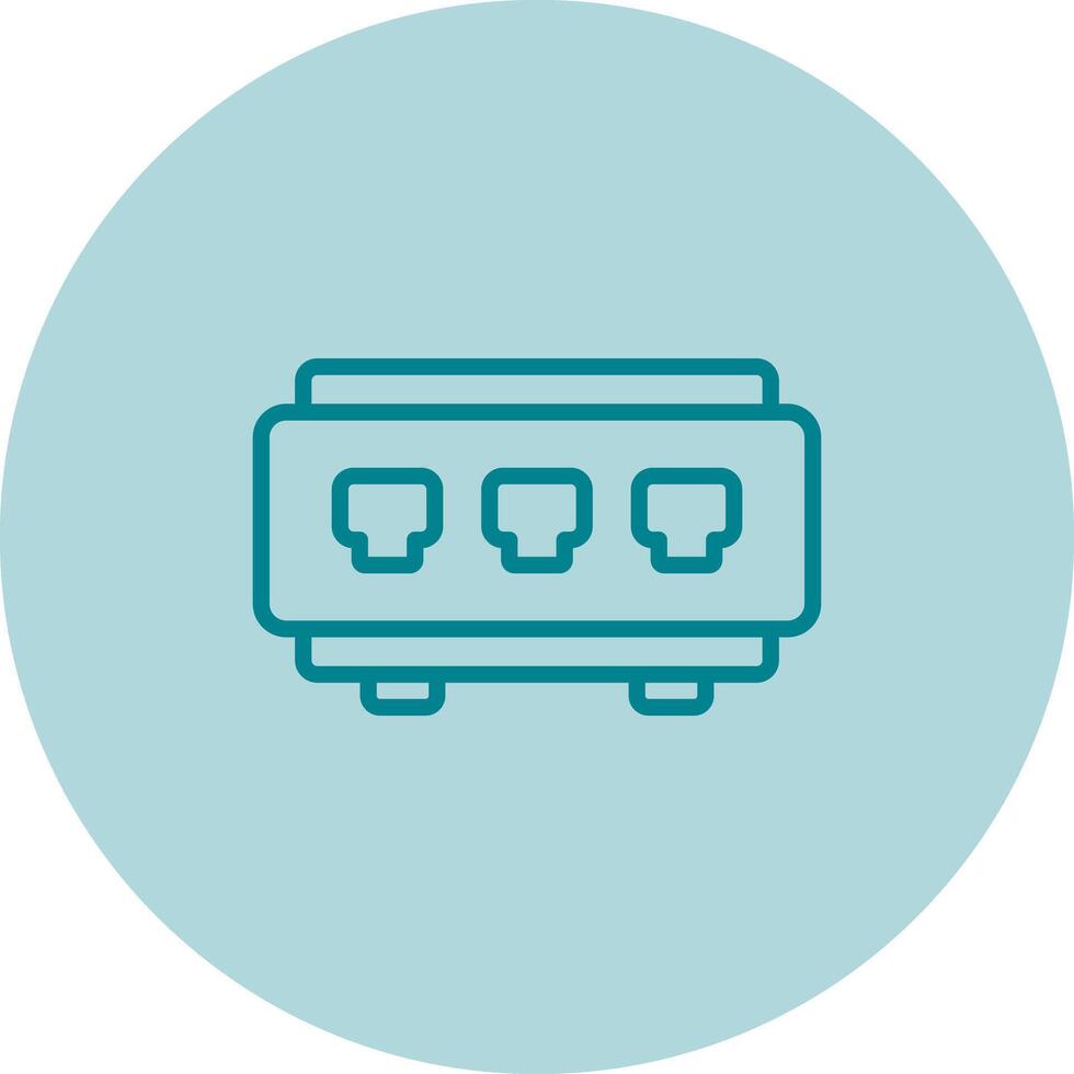 Network Switch Vector Icon