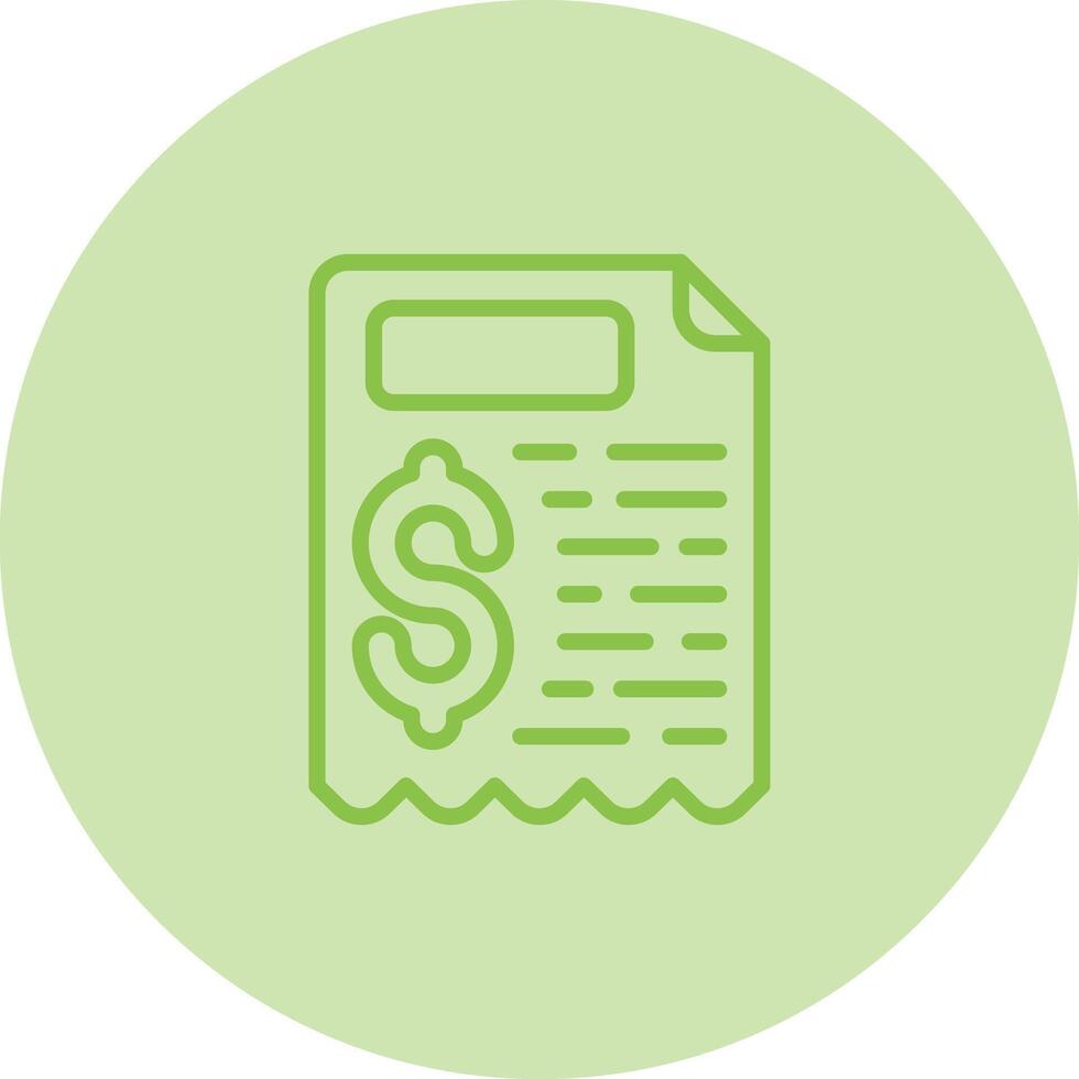 Receipt Vector Icon