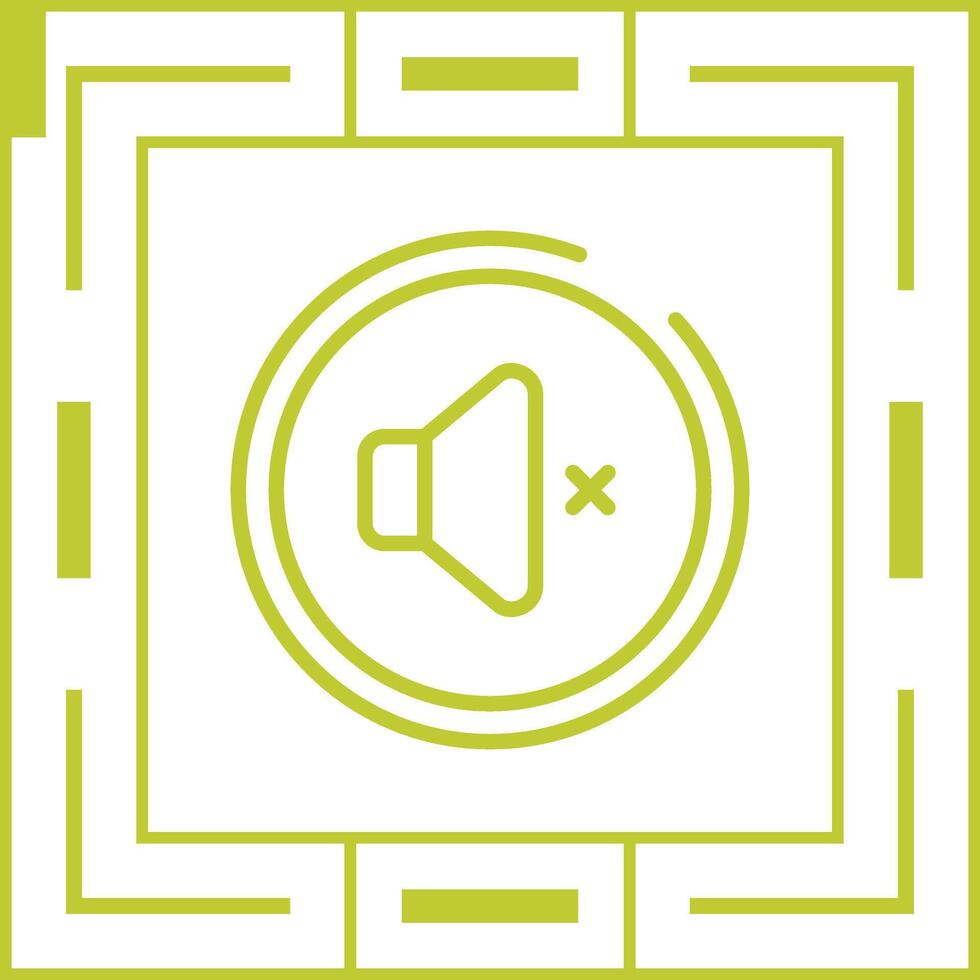 Mute Button Vector Icon