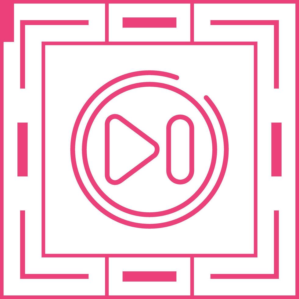 Next Track Button Vector Icon