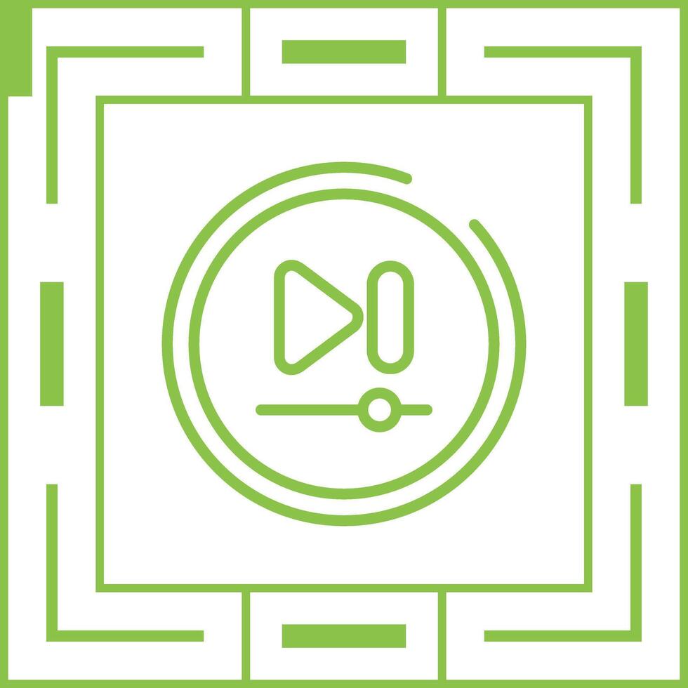 Video Next Track Button Vector Icon