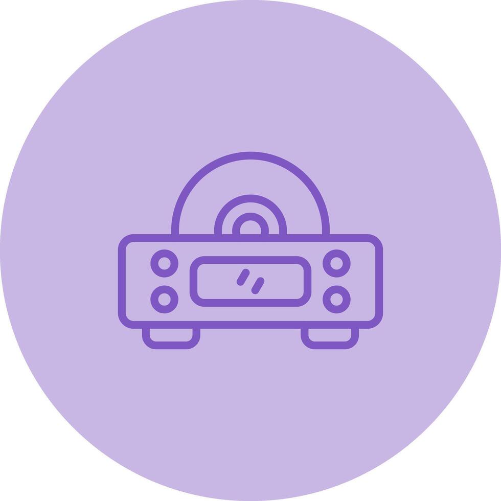 Cd Player Vector Icon
