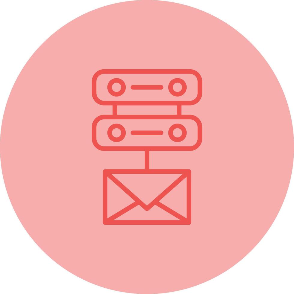Email Server Vector Icon