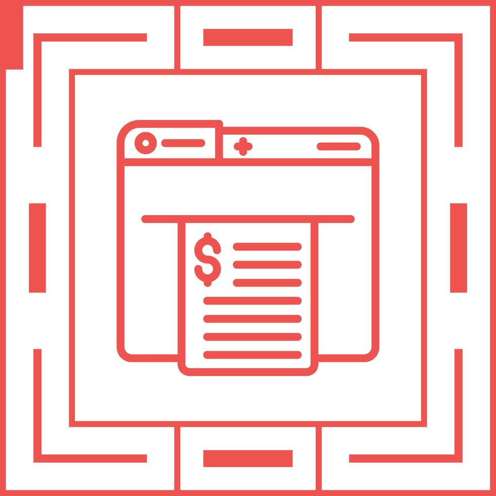 Receipt Vector Icon