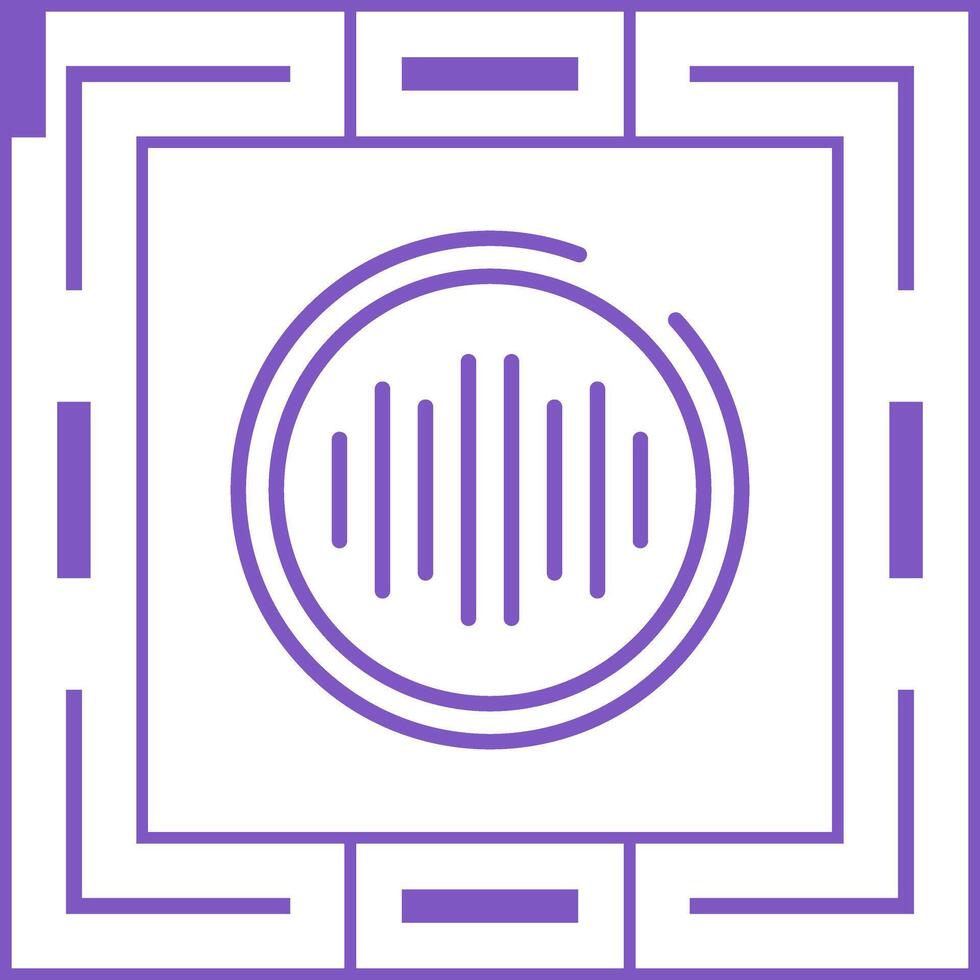 Audio Spectrum Vector Icon