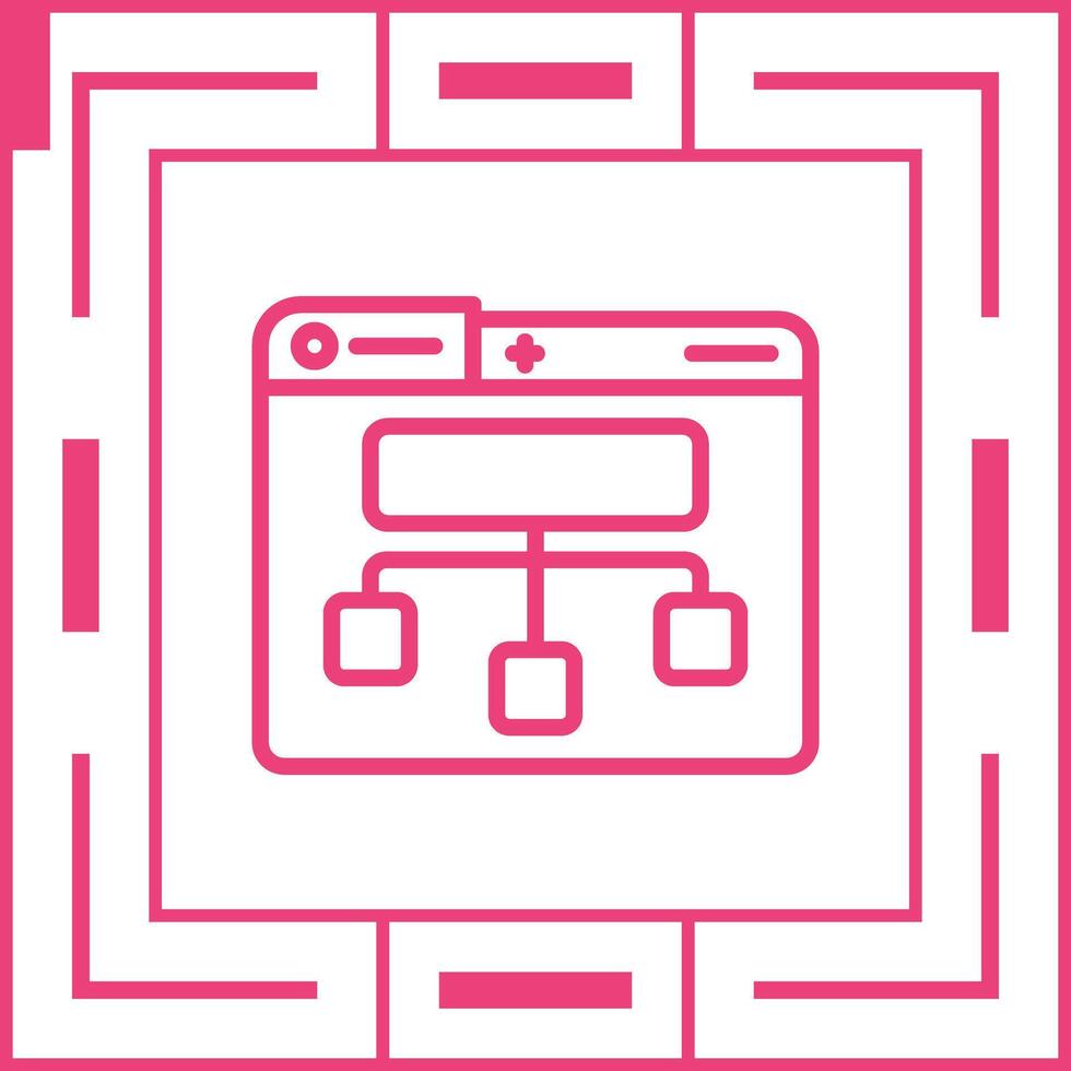 Site Map Vector Icon