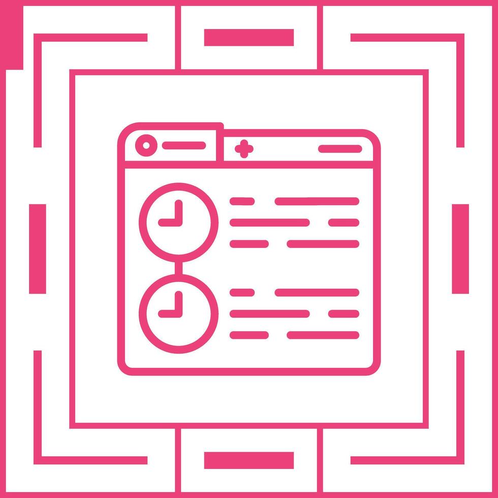 Timeline Vector Icon