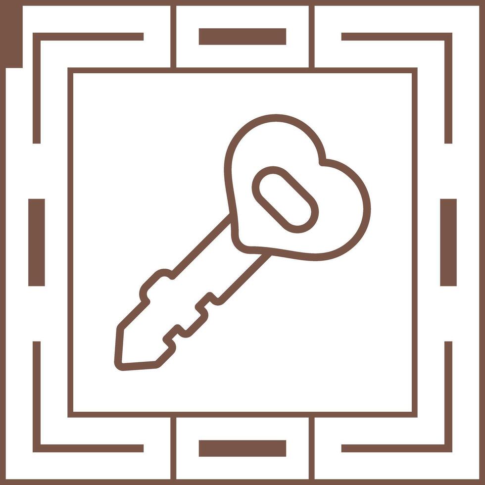 Car Key Vector Icon