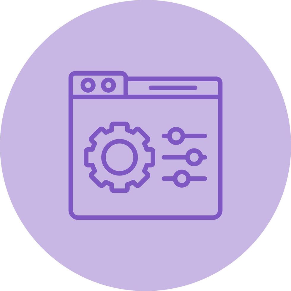 Control Panel Vector Icon