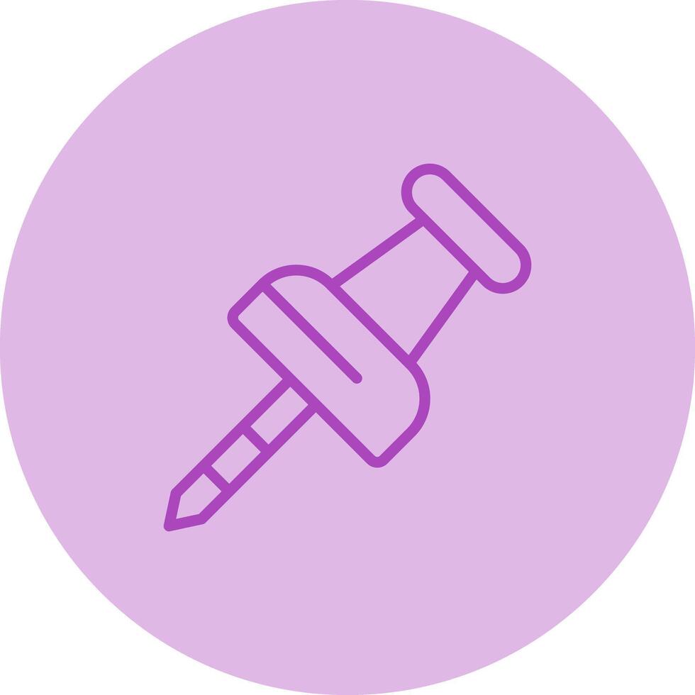 Pushpin Vector Icon