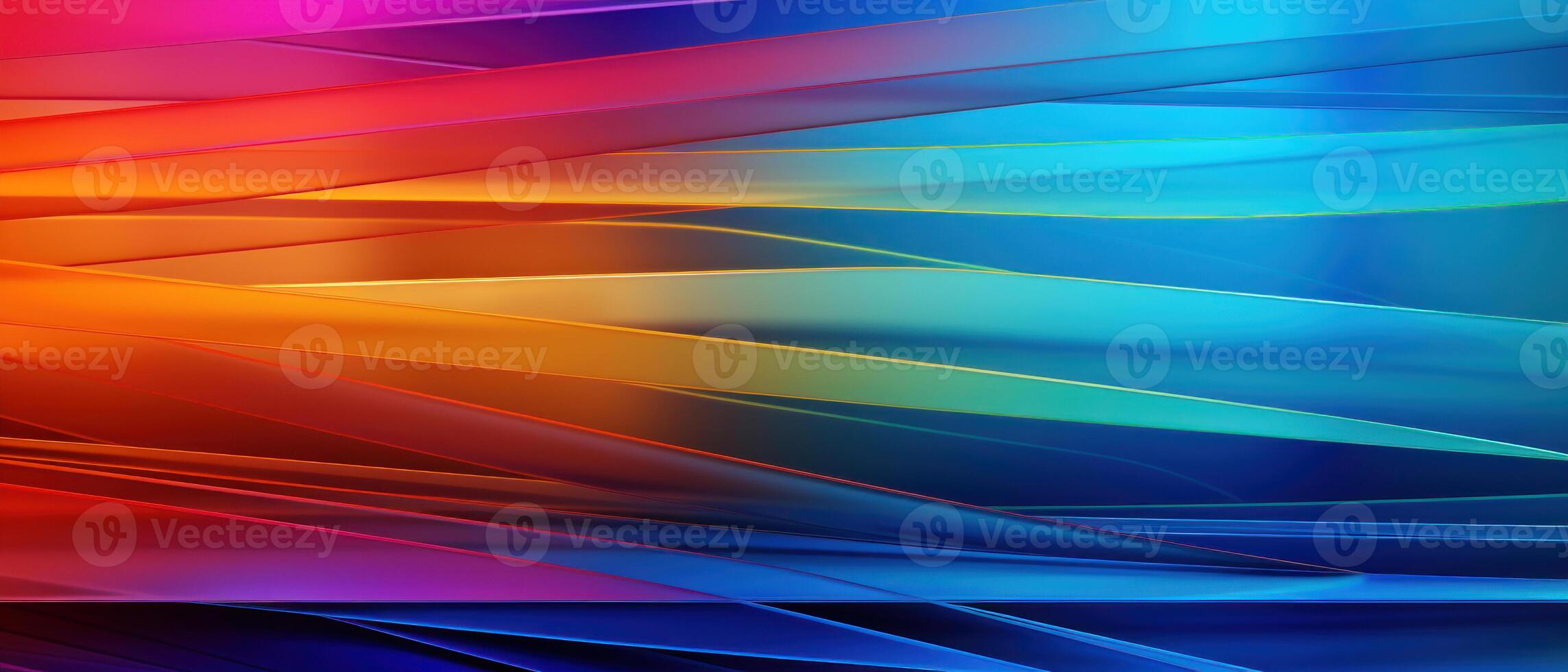 AI generated Futuristic abstract background with glowing neon lines in blue, pink, and purple. photo