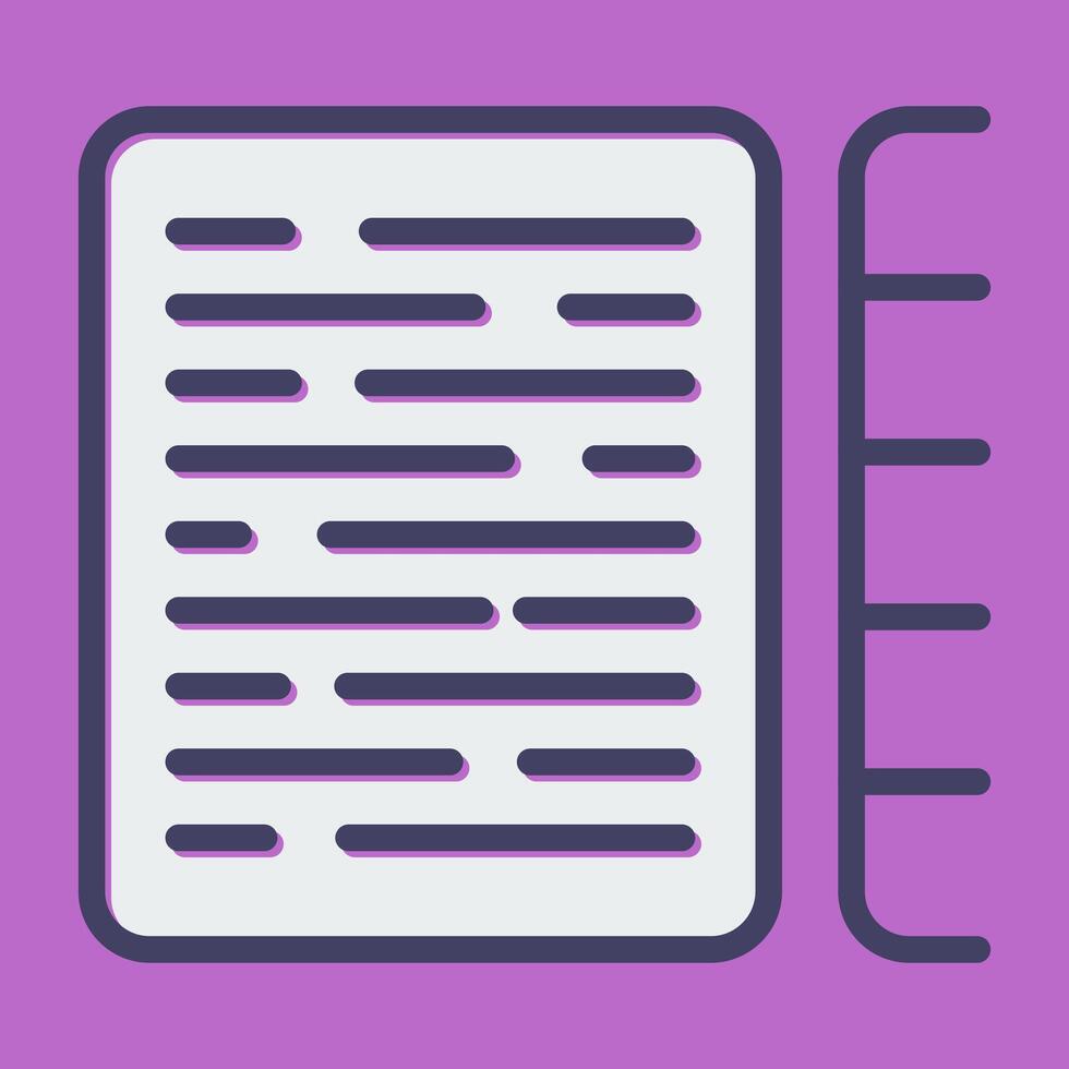 Document Indexing Vector Icon