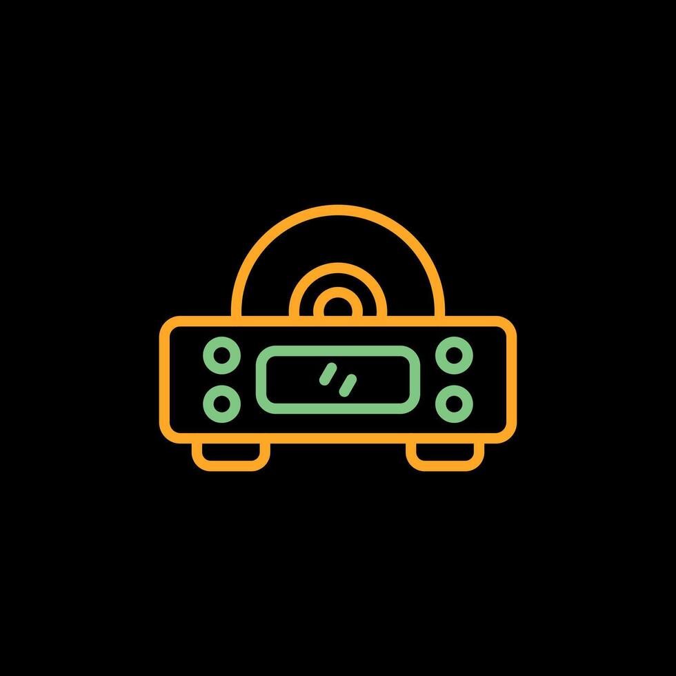 Cd Player Vector Icon
