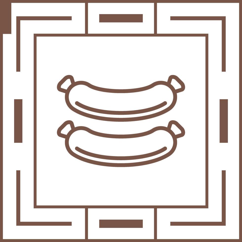 Sausage Vector Icon