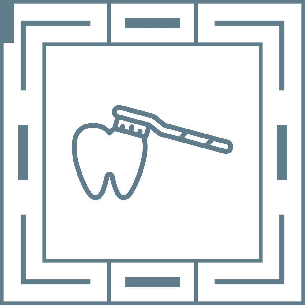 cepillado dientes vector icono