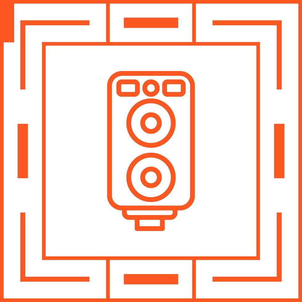 icono de vector de sistema de sonido