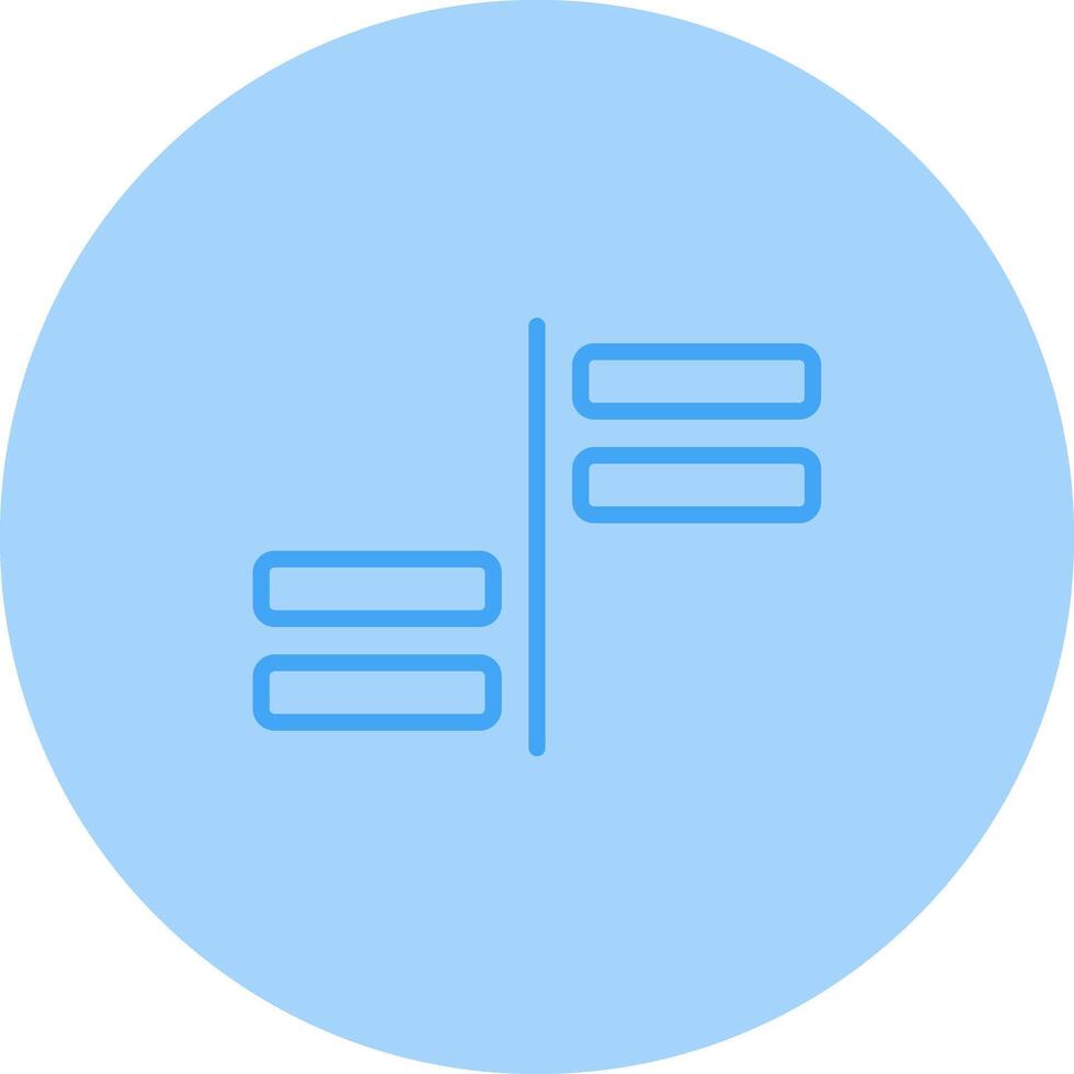 Horizontal Alignment Vector Icon
