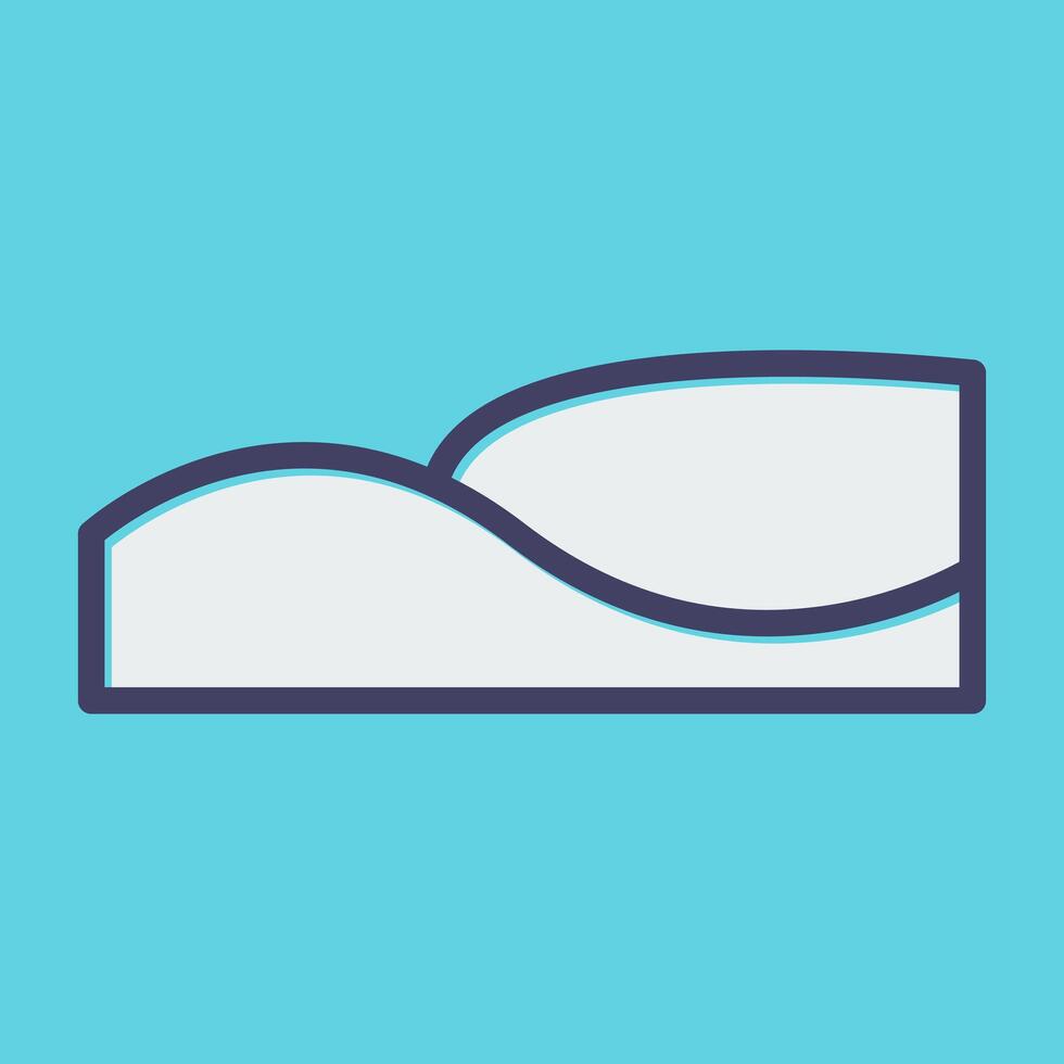 Sand dunes Vector Icon