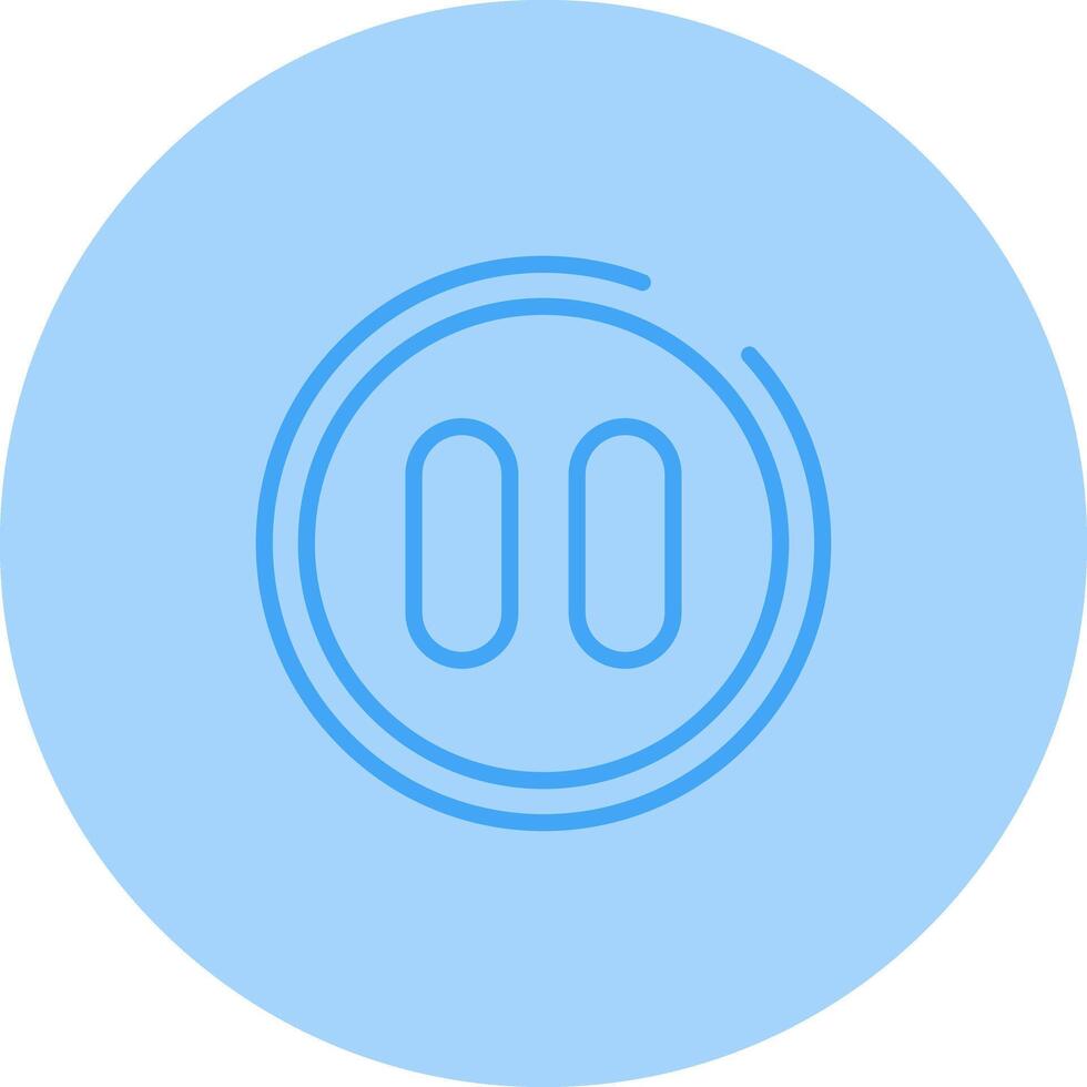 Pause Button Vector Icon