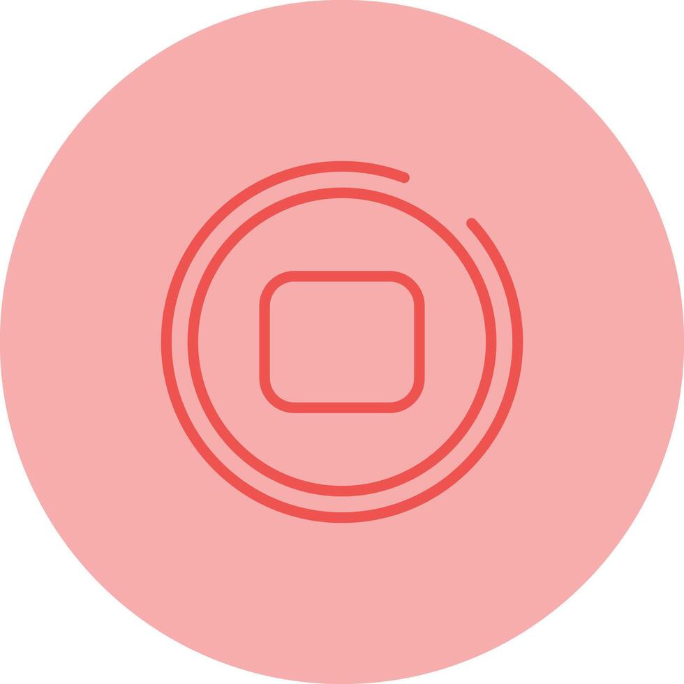 Stop Button Vector Icon