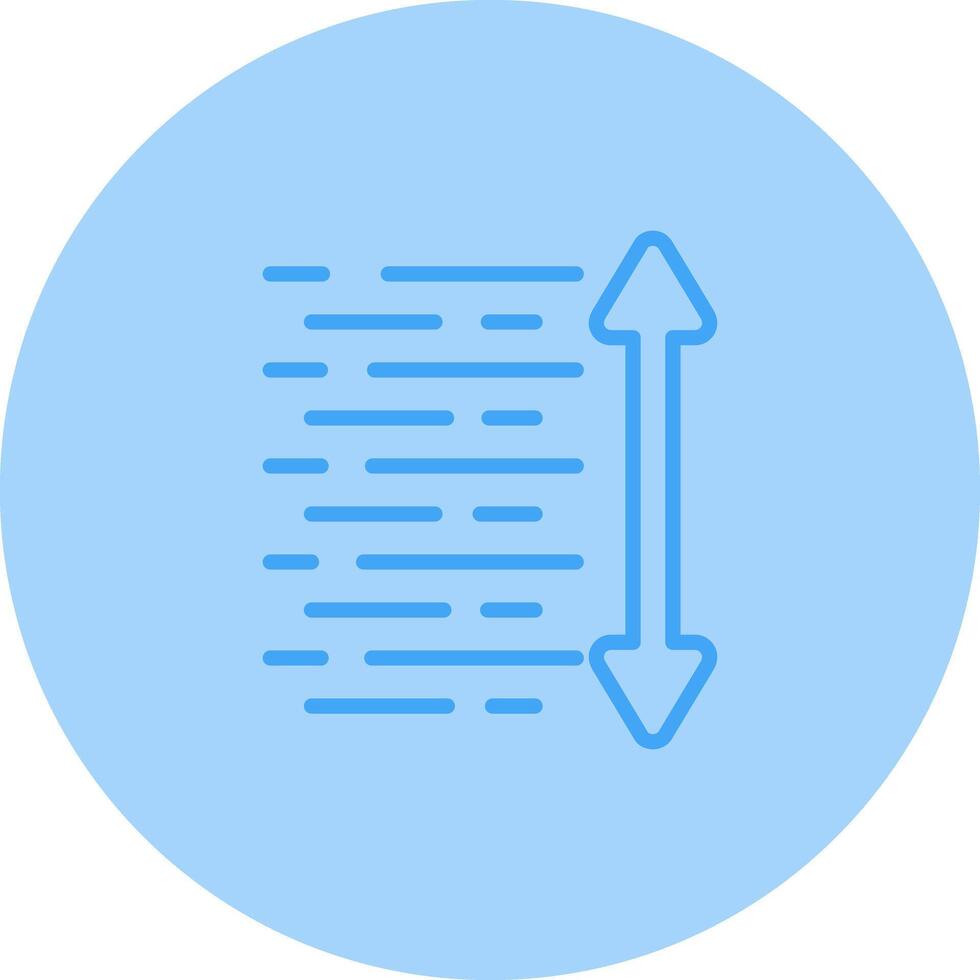 Line Spacing Vector Icon