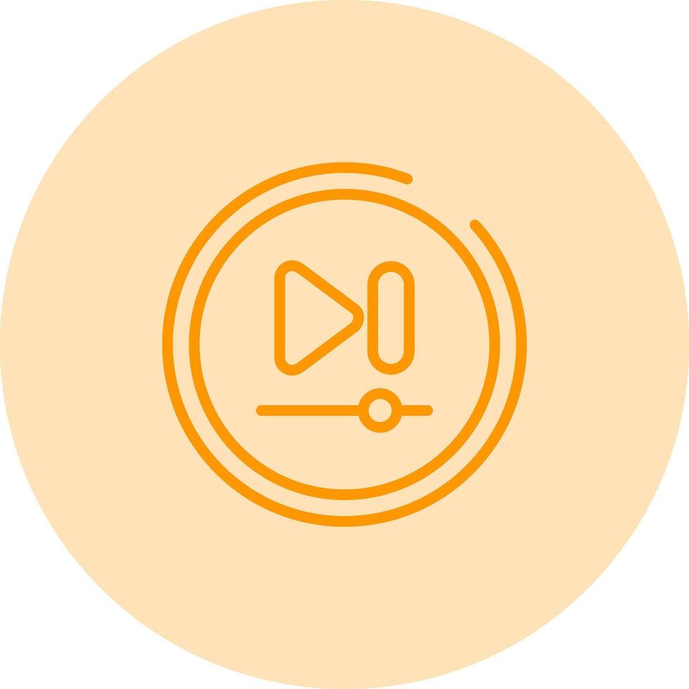 Video Next Track Button Vector Icon