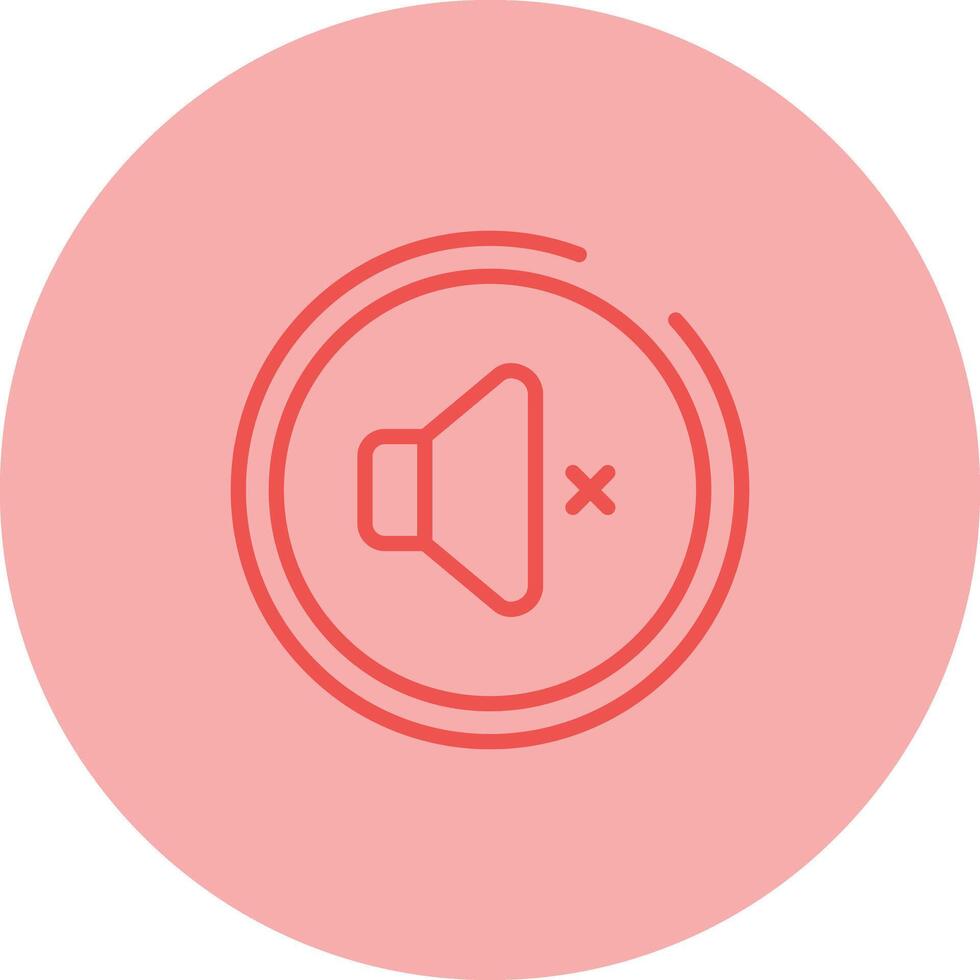 Mute Button Vector Icon