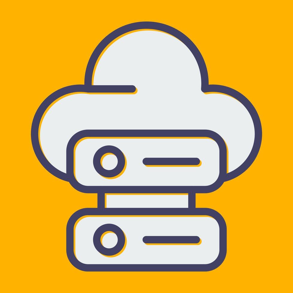 Web Hosting Vector Icon
