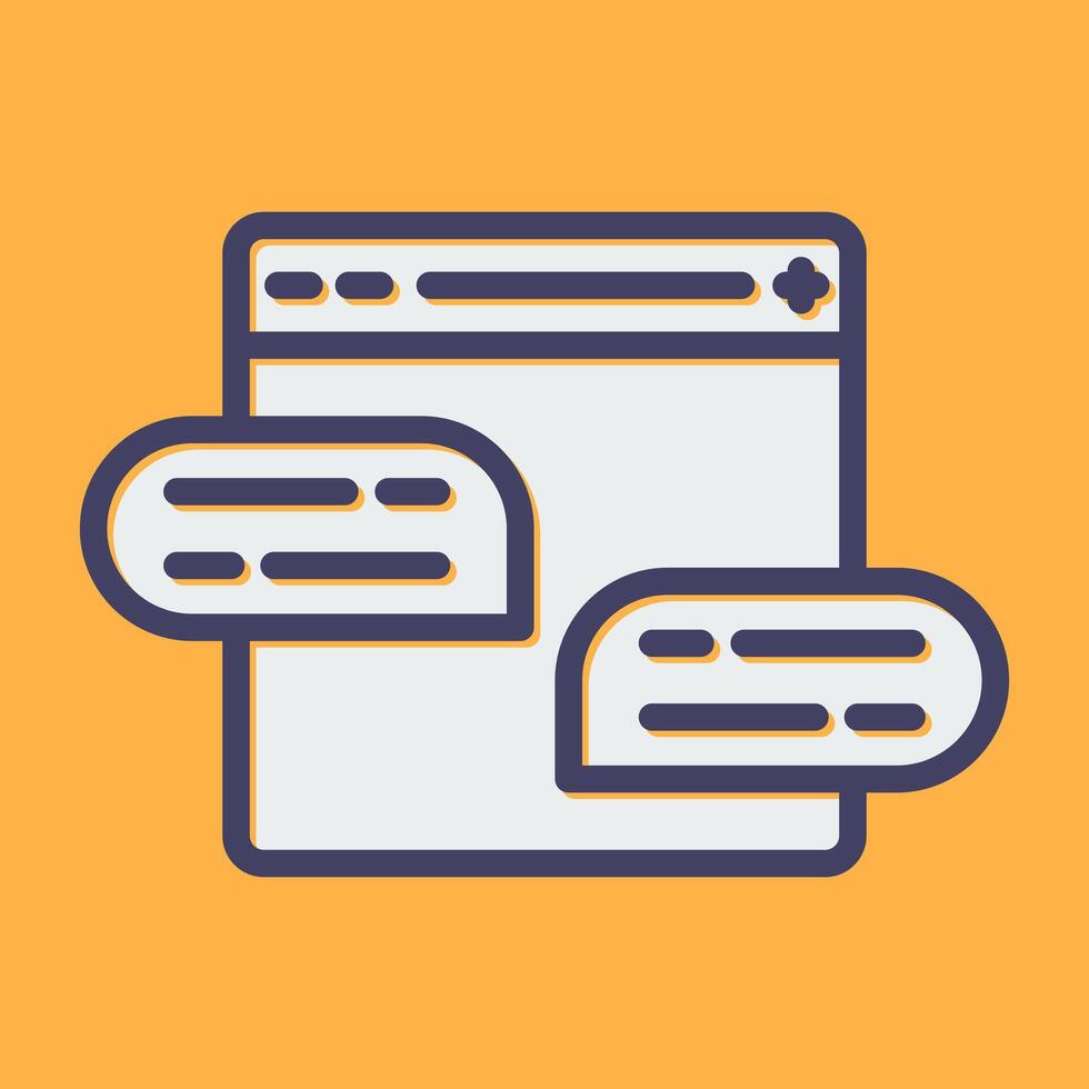 Speech Bubbles Vector Icon