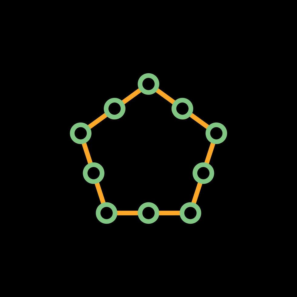 Hexagon Vector Icon