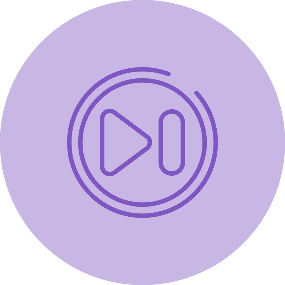 Next Track Button Vector Icon
